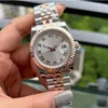 9 colors mens womens Watch 36mm rose gold detachable Stainless Steel bracelet Watches Mechanical Automatic Ladies dress wristwatc