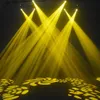 Luzes de cabeça móvel 30w rgbw led branco luz de palco gobo feixe cabeça móvel dj festa discoteca q231107