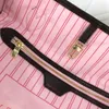 女性の高級ハンドバッグ2 PCSウォレットデザイナーハンドバッグファッションレディーストートハンドバッグ通勤ママバッグクラシックラティスパターンショッピングバッグショルダーバッグ