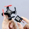 Drones Mini Drone UAV avec caméra HD poche Wifi quadrirotor Selfie drone pliable enfants jouets extérieurs/intérieurs rangement pratique