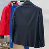 Wysoka wersja American Classic Suit Mens Business Cardigan Jacket Designer TrackSuits Casual Pants Dwuczęściowe ubrania Mężczyzn Oważnice {kategoria}