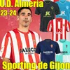 23/24 Sporting de Gijon 3rd Soccer Jersey 2023 2024 UD Almeria Sadiq Dyego Sousa Akieme Juan Villar Shirt calcis
