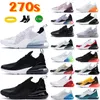 Men 270 Running Shoes Designer 270s Runner Sneakers White Triple Black Spirit Teal Mesh Shoe Mens Womens Breathable Rubber Shock Absorption Lace Up Sport Trainers
