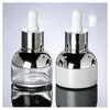 100 stcs 30 ml glas cosmetische essentiële oliefles Diy lege glas vloeistof druppelaar pakket cosmetische containers F3382