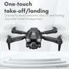 Drones Opvouwbare drone 4K HD Dubbele camera Afstandsbediening Helikopter Flip 3D Telebestuurde helikopter voor kinderen Tieners Speelgoedcadeaus