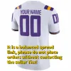 College Football Jersey LSU Odell Beckham Jr. Burreaux 9 Joe Burrow Tryann Mathieu 7 Wit Paars Gestikt Balansvolgorde Hot jersey