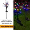 Lawn Lamps 1/2pcs Gardenlichten Zonnesimulatie Bloemvlinder LAWN LICHT LICHT LAMP Waterdicht Licht Vakantie Decoratie P230406