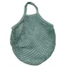 Reusable Shopping Grocery Bag 14 Color Large Size Shopper Tote Mesh Net Woven Cotton Bags Portable Shopping Bags Home Storage Bag LL