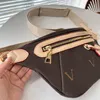 Marsupio di alta qualità Designer Marsupio da uomo Borsa a tracolla da uomo Luxurys Designer Cinture Borsa per donna Fannypack Marsupi con cerniera Borsa a tracolla di moda con sacchetto per la polvere