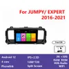 Android Head Unit 128GB autosysteem videosysteem voor Citroen Jumpy Expert 2016-2021 Touchscreen Dash Radio Multimedia