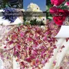 Decorazione per feste Coriandoli di nozze naturali Petali di fiori secchi Coni di petali di rosa biodegradabili Regalo fatto a mano Decorazioni di compleanno