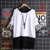 Mens TShirts Dark shortsleeved Tshirt male European and American street ins brand couple hip hop 230406