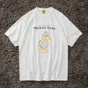 T-Shirts For Men Duck Print Pattern Human Made T-shirts Men Women High Quality Top Tees White Black Short Sleeve
