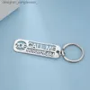 Keychains Lanyards Sipuris Custom Name Phone Number Keychain For Men Personalized Stainless Steel Car Keyring Jewelry Boyfriend Gift NewL231107