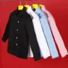 Hotsell Kids Shirts Teenage Boys Shirds School Shurt for Boys Turn Down Collar Shirt for Girls Hold Kids Birthday Dress Blouse 6 8 10 12 14