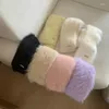 Écharpes tricotées longues écharpes en peluche pour femmes Y2K Style hiver mince femme camping shopping adolescents décoratifs