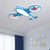 Luzes de teto criativo dos desenhos animados avião ar crianças luz do bebê meninos meninas crianças quarto lâmpada berçário iluminação decorativa