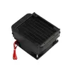 Freeshipping Nieuwste Aluminium 80mm Waterkoeling gekoeld Rij Warmtewisselaar Radiator Fan voor CPU PC Eletronic Hot Nraos