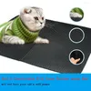 Kattbäddar kullmatta eva dubbelskikts trapper mattor med vattentät bottenlager svart säng droppe