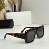 Sunglasses Fashion Square For Women 2023 Black High Quality Designer UV400 Sun Blind