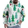 Men's Hoodies Christmas Graphic Sweetshirts Baggy Pullovers Navidad Jumper Xmas Gift Trendy Designer Streetwear Sudaderas