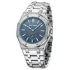 Wristwatches Quartz Watch For Men Business Fashion Leisure Glow Waterproof Stainless Steel Strap Success Men's Versatile Clock Reloj Hombre