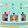 Party Favor Ups Sample Kids Camera Children Mini Digital Cute Cartoon Cam 1P 8Mp Slr Toys For Birthday Gift 2 Inch Sn Take Pictures Otitw