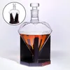 Bargereedschap 750 ml Hartvorm Diamant Wijnkaraf Wodka Liquor Wijnschenker Cocktailglas Whiskey Dispenserhouder Home Party Decoratie 231107