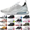 Designer 270 Running Shoes 27C Men Women Sneakers Triple White Black Navy Bule Cool Grey Volt Trainers Sport Outdoor Walking Shoes 36-45 EUR