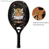 Tennis Rackets Beach Tennis Padd Pro Beach Tennis Racket Carbon Fiber Beach Padd Racquets Multipors with EVA Mory Foam Core Q231109