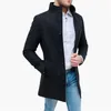 Men's Vests Jackets For Men Fashion Lapel Casual Cardigan Jacket Long Sleeved Slim Fitting Top Quality Windbreaker
