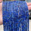 Pierres précieuses en vrac 4 2mm pierre naturelle Lapis Lazuli perles en forme de rondelle ronde entretoise perle plate pour la fabrication de bijoux accessoires de bracelet à bricoler soi-même