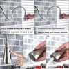 Küchenarmaturen Schwarzer Wasserhahn für reines Wasser mit zwei Griffen und ausziehbaren Mischbatterien für Kaltgetränke