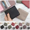 100% Genuine Cow Leather Slim Cardholder Smart Wallet Ladies Simple Cowhide Holders Ultra Thin Wallet Women's Purse L230704