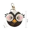 Key Rings Cute Owl Keychains Designer Animal Fur Chick Car Keyring Chain Charms Leather Coin Cards Keys Holder Purse Zipper Pocket257p