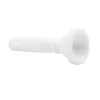 Bocchino per tromba Ricambi Accessori Tromba in plastica ABS per strumenti in ottone Nero Bianco Durevole 66,3x25x25mm