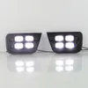 Car LED DRL Daylights For Toyota 4Runner N21 2006 2007 2008 2009 with Turn Signal Indicators Daytime Running light Fog lamp