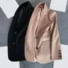 Abiti da donna Cappotto monopetto da donna Giacche eleganti da lavoro con risvolto Maniche lunghe Tasche con patta per la primavera