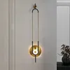 Wall Lamps Modern Living Room Background Light Luxury Designer Model Villa Bedroom Aisle Long Pole Sales Department Lamp