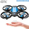 Drones Mini V8 Drone 4K 1080P HD caméra grand Angle WiFi FPVDrone hauteur garder pliable quadrirotor enfants jouet cadeau Q231108