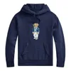 Polo Ralphs Designer Men Knits Bluzy Polos Bear Hafdery Laurens Pullover Crewneck Sleeve Wysoka jakość NOFS Hoodie LS6T