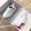 Hot Men damskie buty mody koronkowe Płaska platforma Designer Sneaker czarny oryginalny skórzany powietrza poduszka sneake