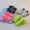 Barnskor designer sneakers vår höst barn sko pojkar flickor sport andas andas barn baby ungdomar casual tränare småbarn spädbarn mode atletisk sneaker 23