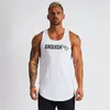 Herrtankstoppar sommar streetwear casual topp bomull jogger gym fitness singlets sportkläder träning män kläder väst manlig undertröja