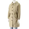 Women's Jackets Women Elegant Trench Coats Double Breasted Lightweight Windproof Plus Size Solid Color Mid-length Trenchcoat Outwear