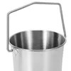 New 2L Health Stainless Steel Enema Bucket Suitable for Colon Cleansing Reusable Constipation Cleaning Detoxification Cleansing Enem