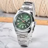 30% de desconto relógio feminino masculino explorador movimento quartzo descoloração completa aço inoxidável metal automático masculino negócios à prova dwaterproof água