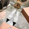 2023 Fashion Women Shoes Slingback Pumps Luxe designer merk geavanceerde minimalistische hoge hiel puntige tenen lederen clare sling sandalen hakken -k125