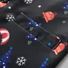 Kamizelki męskie kamizelki świąteczne zimowy garnitur jesienny pojedynczy płatek śniegu drukowana moda mody casual tank kamizelka