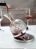 Outils de bar 1500 ml créativité cristal verre tasse rotation gobelet vin aérateur décanteur tasse en verre pour verres à vin tasse tasse cadeaux créatifs 231107